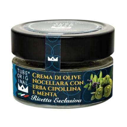 Crema olive nocellara: con erba cipollina e menta gourmet
