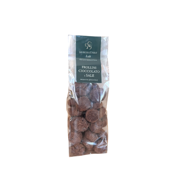 Frollini artigianali cioccolato e sale Lo Scoiattolo Lab