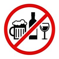 Bunet icona divieto alcolici